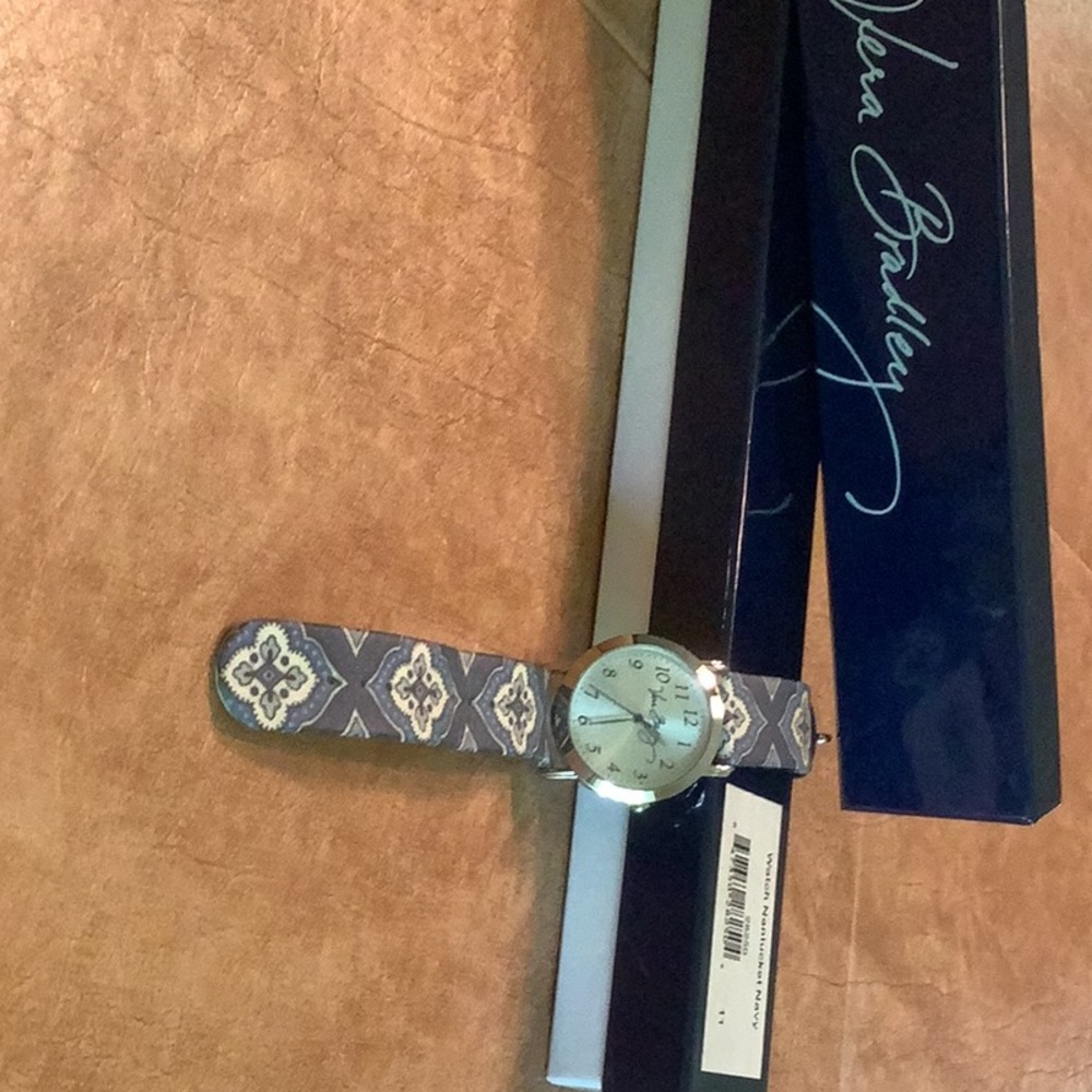 Vera Bradley Blue Patterned Watch